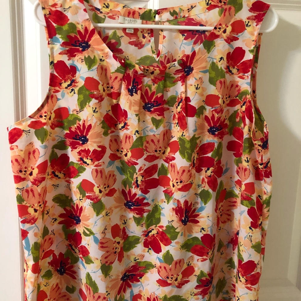 Talbots Sleeveless Blouse
